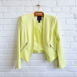 FOREVER 21 neon blazer open front